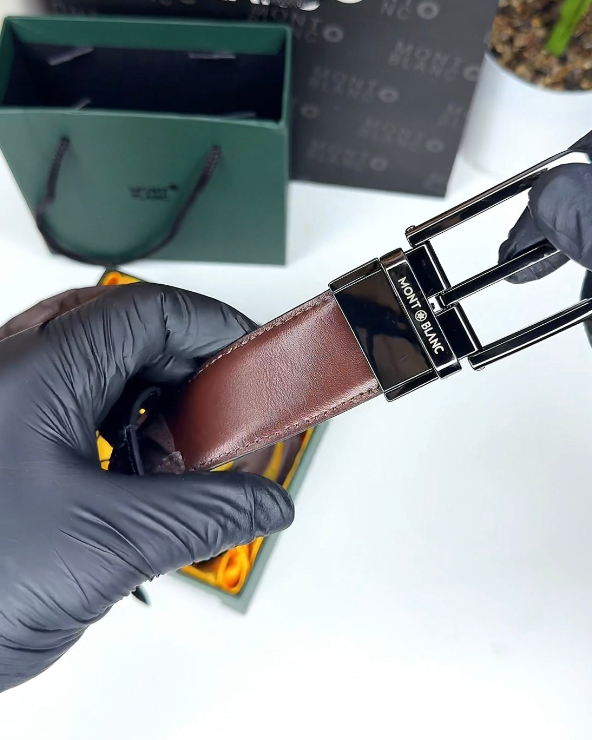 CEINTURE MONT BLANC DOUBLE FACE