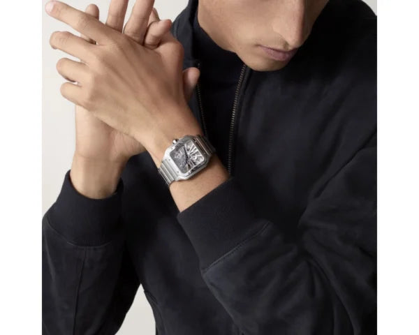 Cartier Santos Skeleton – Édition Premium Haute Qualité Moteur Miyota 4A
