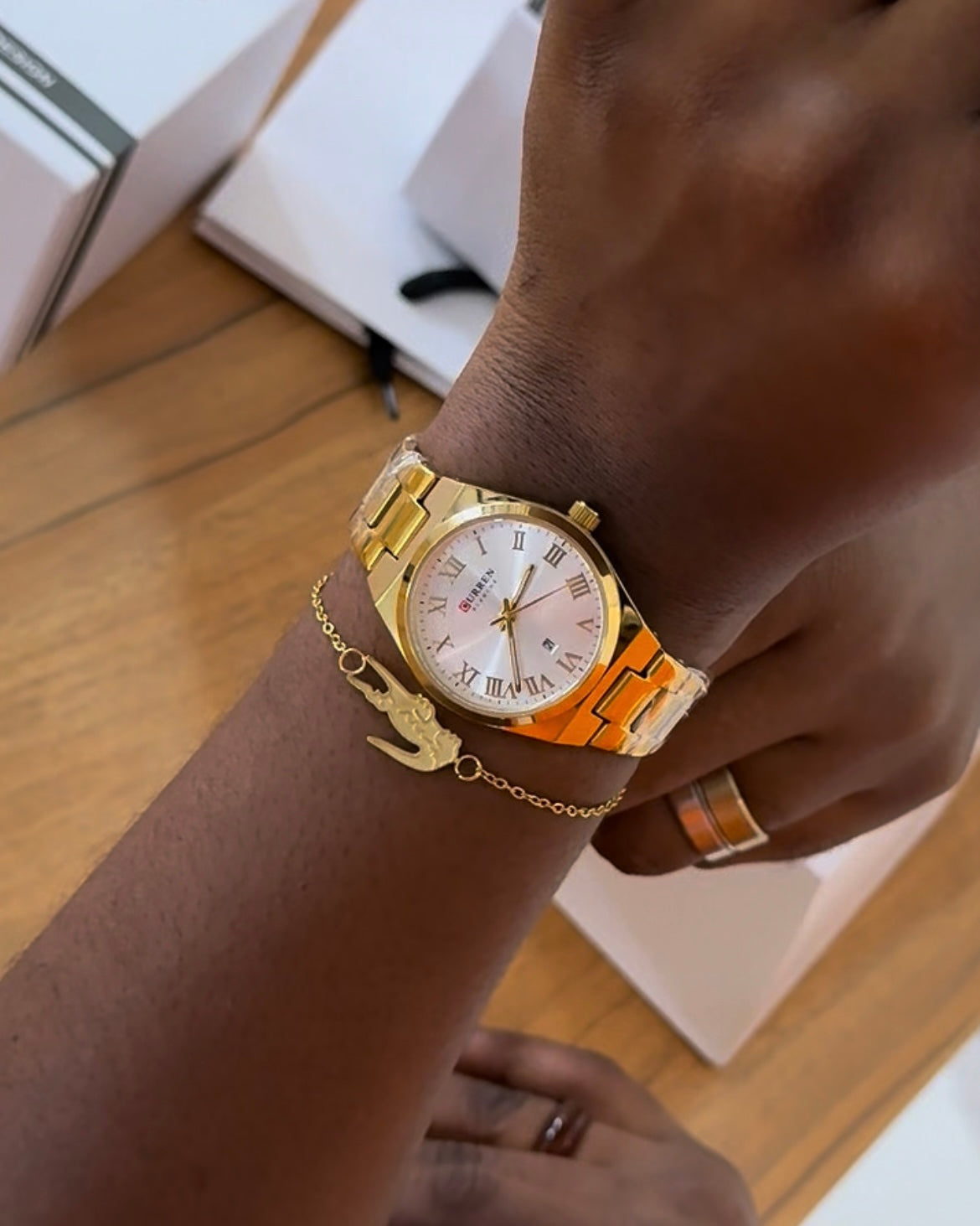 MONTRE CURREN 9095 AVEC BRACELET