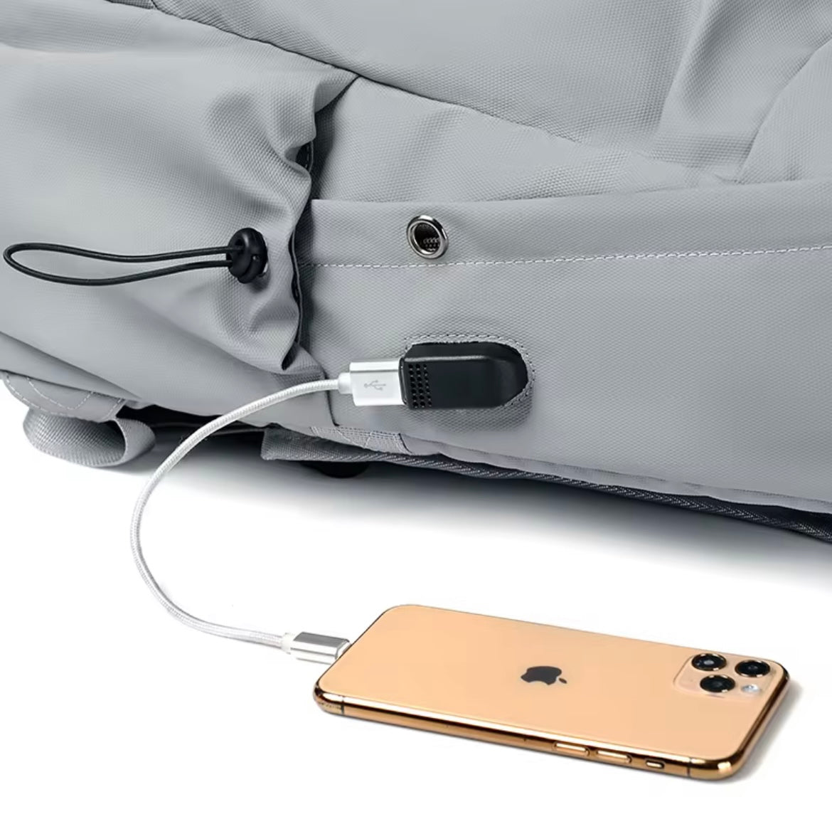 Sac à dos urbain étanche avec port USB intégré