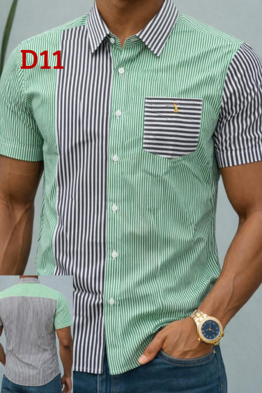 Chemise manches courtes casual