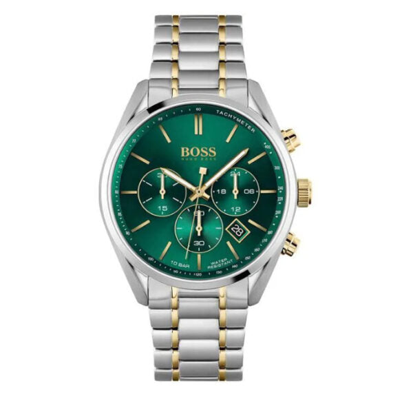 MONTRE HUGO BOSS CHAMPION HB1513878 double ton – Cadran vert