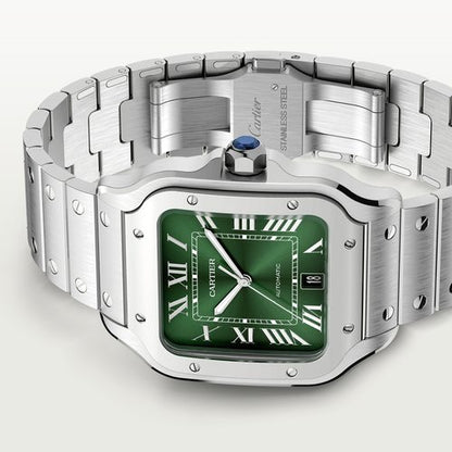 Cartier Santos Verte – Édition Premium Haute Qualité Moteur Miyota 4A