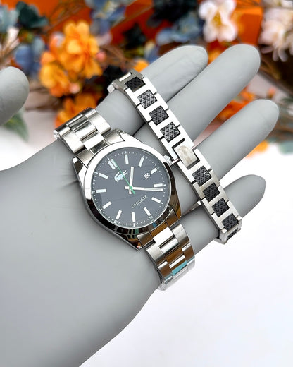 Montre Lacoste Mixte avec Bracelet Assorti