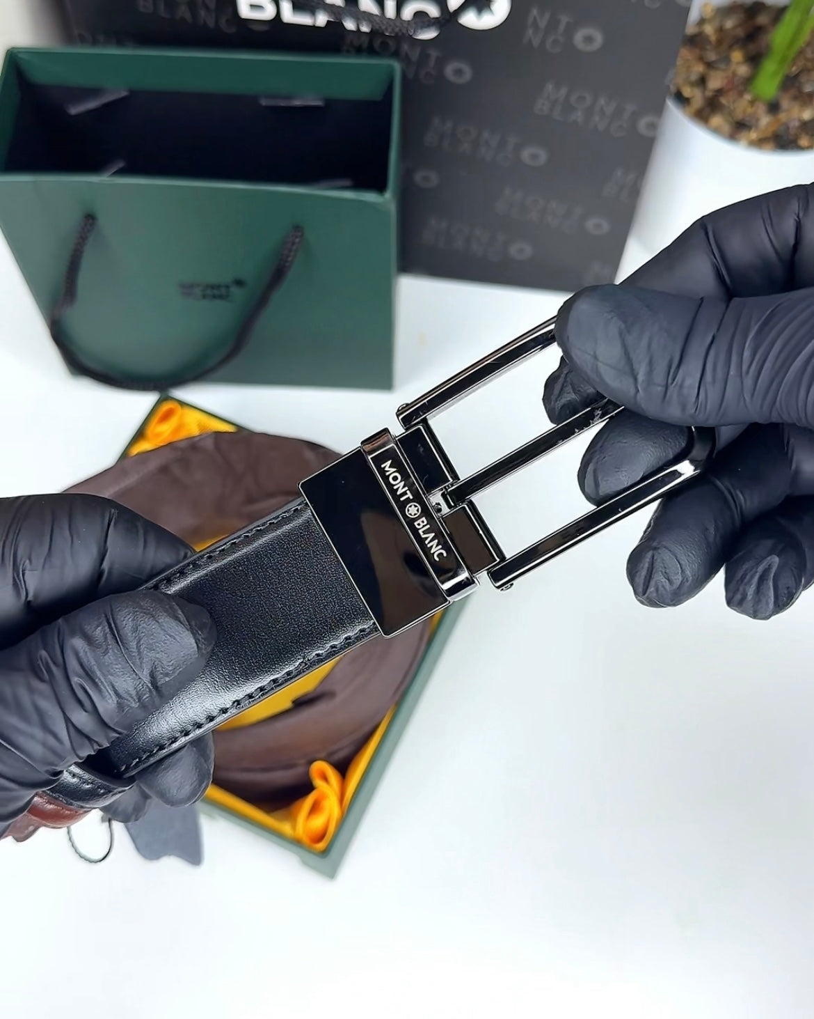 CEINTURE MONT BLANC DOUBLE FACE