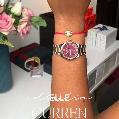 MONTRE CURREN 9095 FEMME + BRACELET