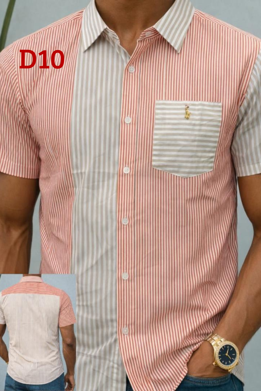 Chemise manches courtes casual