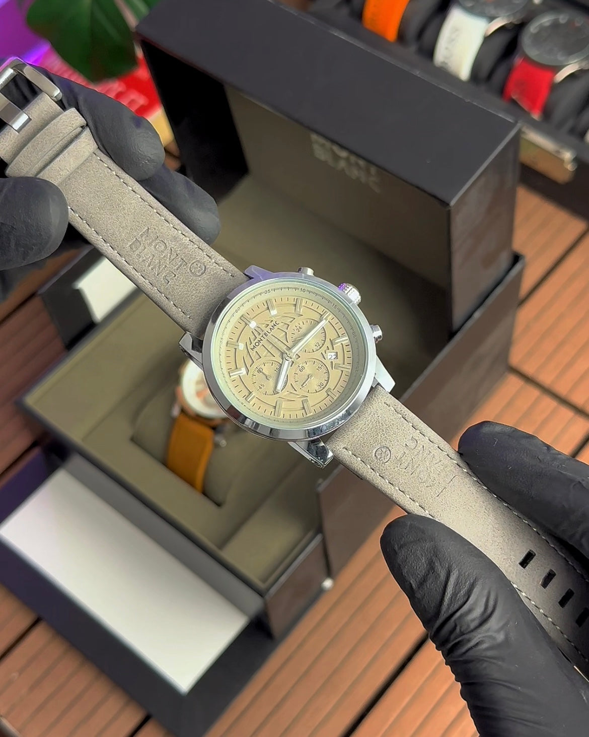 Mont blanc quartz Chronograph