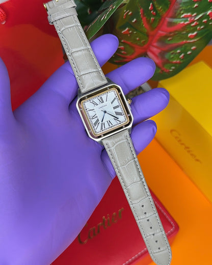 MONTRE CARTIER SANTOS CUIR