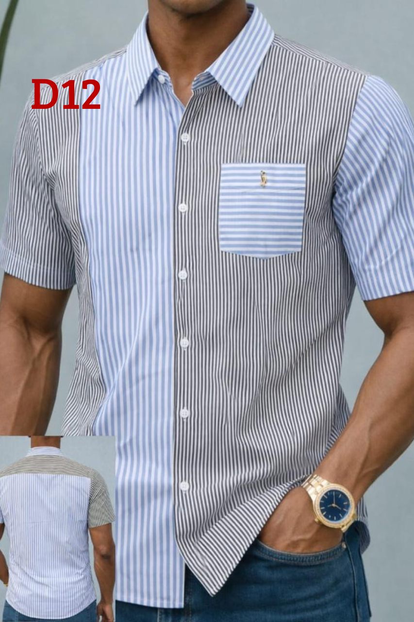 Chemise manches courtes casual
