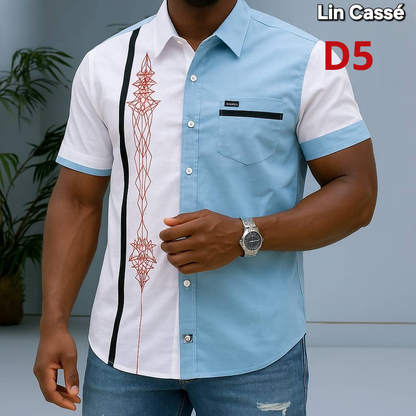 Chemise lin cassé