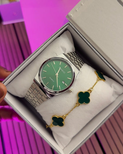 Montre Casio Avec Bracelet – MTP-B145D-3AVDF – Bracelet en Acier Inoxydable – Affichage analogique – Résistant à l’eau