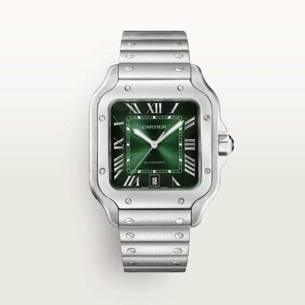 Cartier Santos Verte – Édition Premium Haute Qualité Moteur Miyota 4A