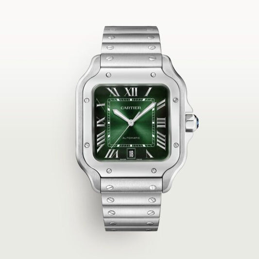 Cartier Santos Verte – Édition Premium Haute Qualité Moteur Miyota 4A