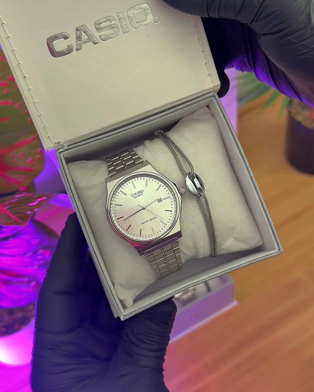 Montre casio avec bracelet résistant à l’eau C2