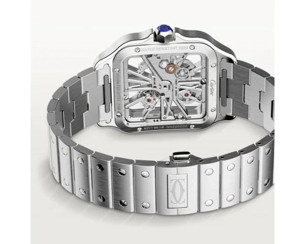 Cartier Santos Skeleton – Édition Premium Haute Qualité Moteur Miyota 4A
