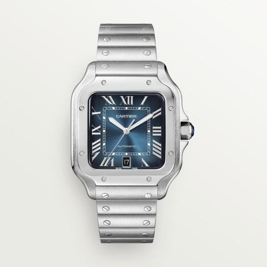 Cartier Santos Bleu – Édition Premium Haute Qualité Moteur Miyota 4A