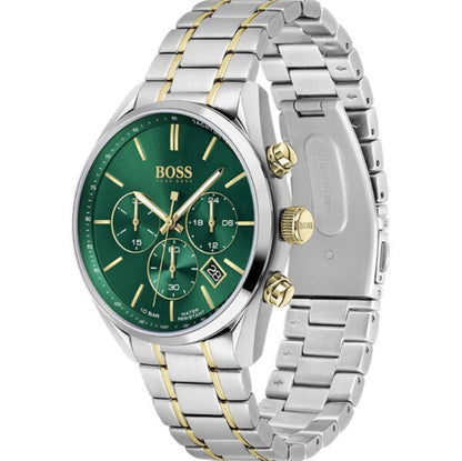 MONTRE HUGO BOSS CHAMPION HB1513878 double ton – Cadran vert